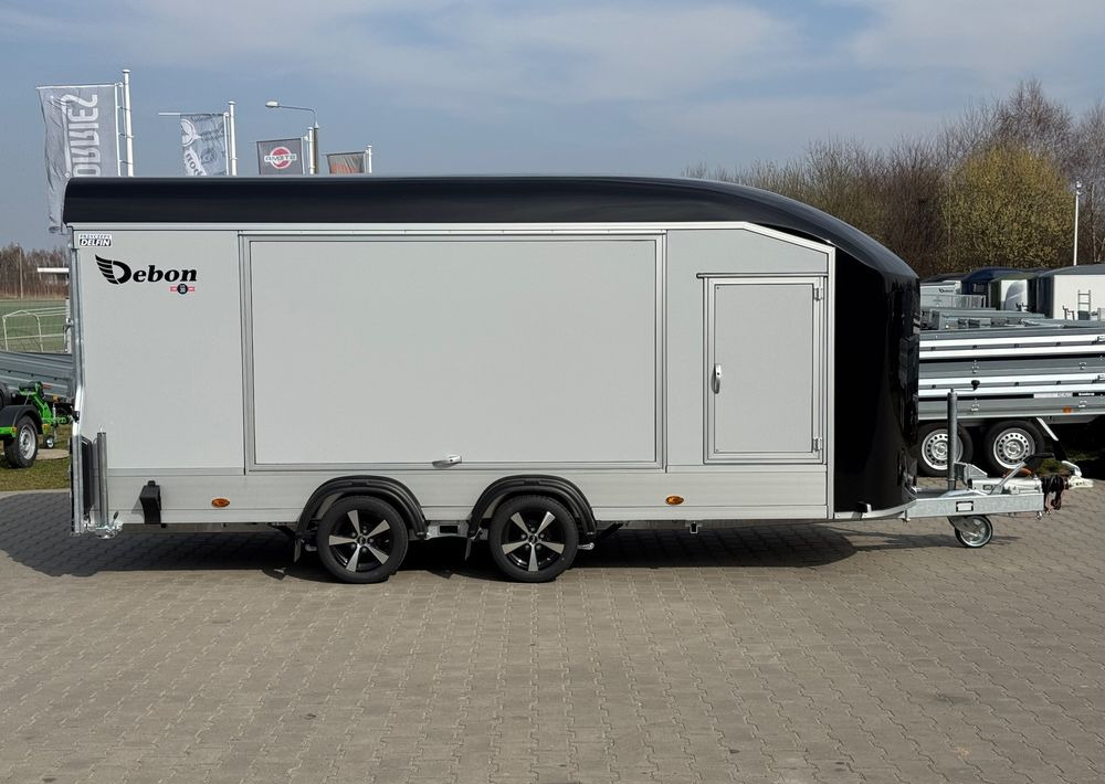 DEBON C1000 - kryta laweta | 490 x 202 cm / 3500kg / felgi ALU / wciągarka elektryczna - Прицеп-автовоз: фото 3 DEBON C1000 - kryta laweta | 490 x 202 cm / 3500kg / felgi ALU / wciągarka elektryczna - Прицеп-автовоз: фото 3