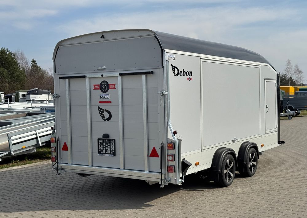 DEBON C1000 - kryta laweta | 490 x 202 cm / 3500kg / felgi ALU / wciągarka elektryczna - Прицеп-автовоз: фото 5 DEBON C1000 - kryta laweta | 490 x 202 cm / 3500kg / felgi ALU / wciągarka elektryczna - Прицеп-автовоз: фото 5