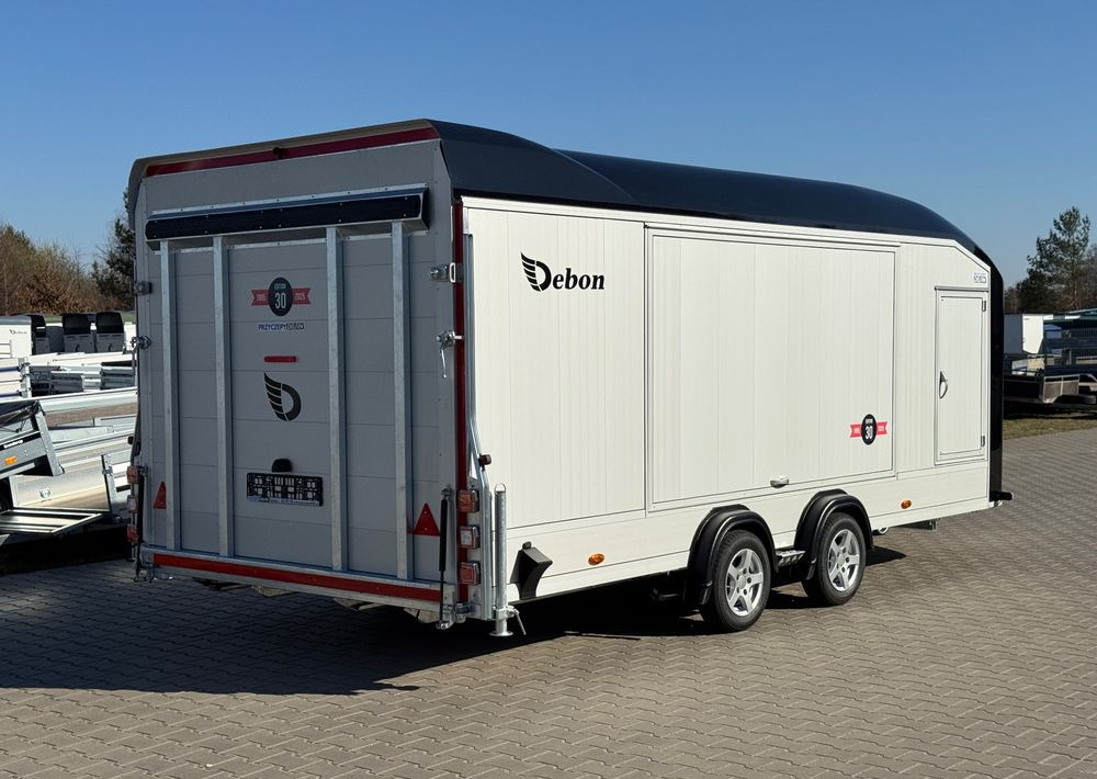 DEBON C2000 - zamknięta przyczepa do przewozu aut, 550 x 215 cm, 3500kg, felgi ALU, wciągarka elektryczna - Прицеп-автовоз: фото 4 DEBON C2000 - zamknięta przyczepa do przewozu aut, 550 x 215 cm, 3500kg, felgi ALU, wciągarka elektryczna - Прицеп-автовоз: фото 4