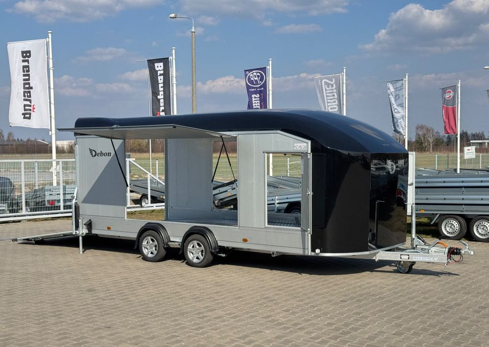 DEBON C2000 - zamknięta przyczepa do przewozu aut, 550 x 215 cm, 3500kg, felgi ALU, wciągarka elektryczna - Прицеп-автовоз: фото 2 DEBON C2000 - zamknięta przyczepa do przewozu aut, 550 x 215 cm, 3500kg, felgi ALU, wciągarka elektryczna - Прицеп-автовоз: фото 2