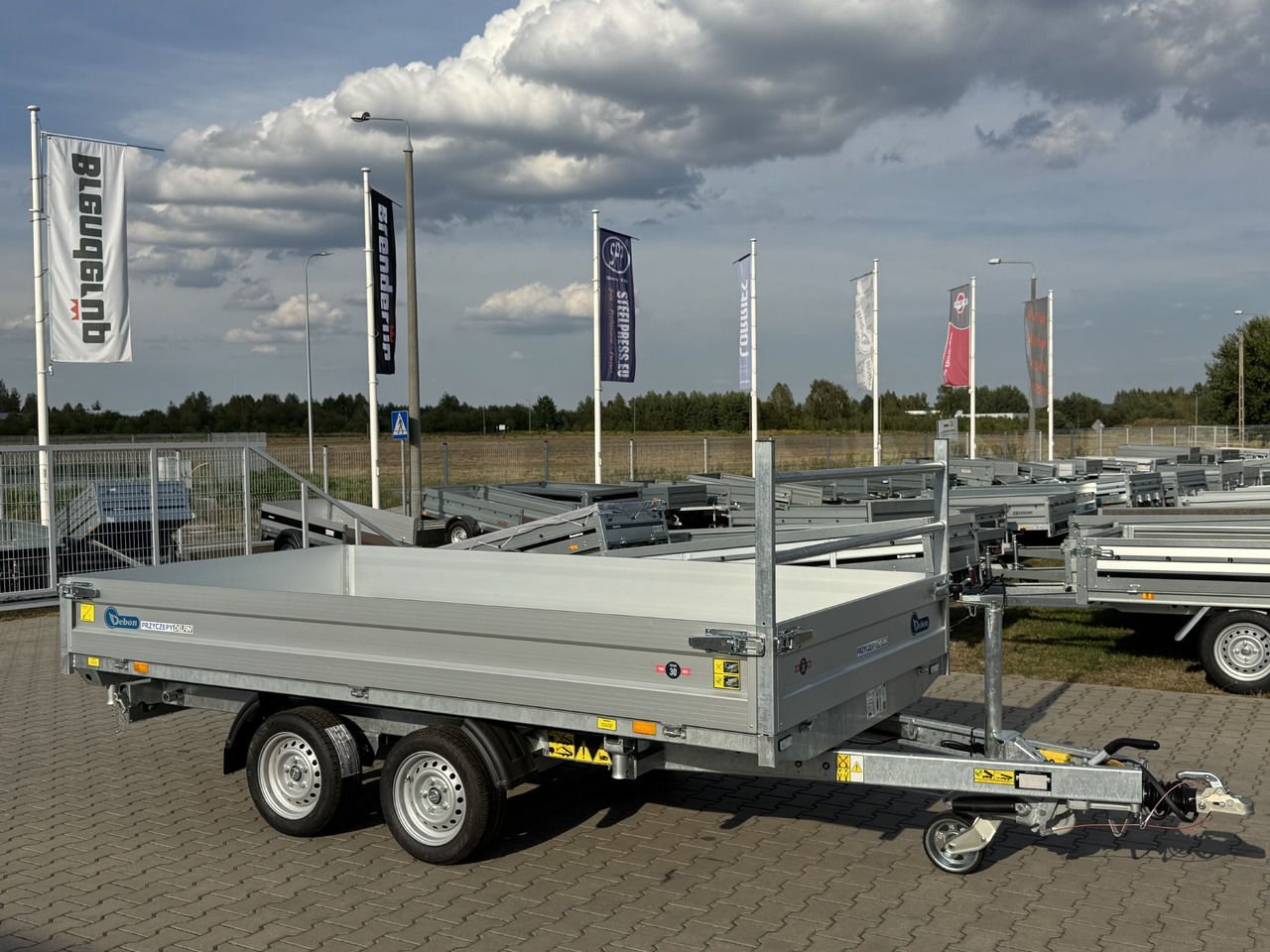 DEBON PW 3.6 Electric 360x180 cm 3.5T - Самосвальный прицеп: фото 2 DEBON PW 3.6 Electric 360x180 cm 3.5T - Самосвальный прицеп: фото 2