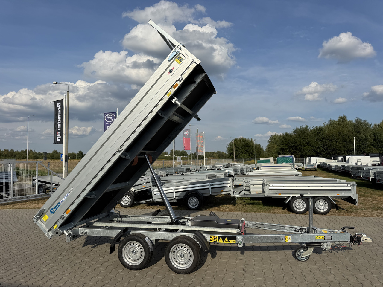 DEBON PW 3.6 Electric 360x180 cm 3.5T - Самосвальный прицеп: фото 1 DEBON PW 3.6 Electric 360x180 cm 3.5T - Самосвальный прицеп: фото 1