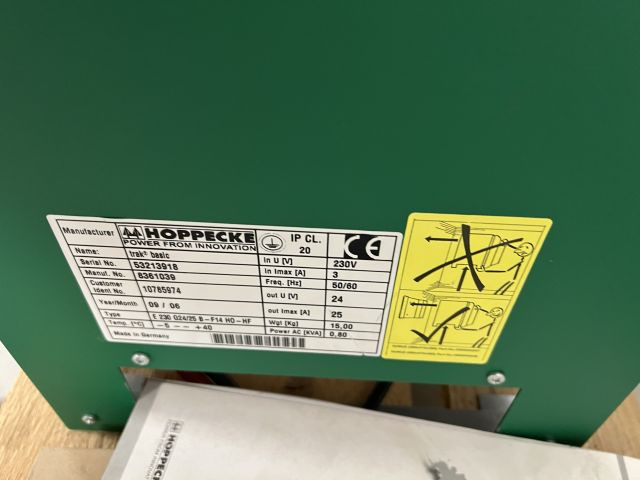 Hoppecke 8361039 | Trak Basic 24V25A sn. 53213918 Year 2009 80A Rema battery con Trak Basic 24V25A sn. 53213918 Year 2009 80A Rema battery connector - Аккумулятор для Погрузочно-разгрузочной техники: фото 2 Hoppecke 8361039 | Trak Basic 24V25A sn. 53213918 Year 2009 80A Rema battery con Trak Basic 24V25A sn. 53213918 Year 2009 80A Rema battery connector - Аккумулятор для Погрузочно-разгрузочной техники: фото 2