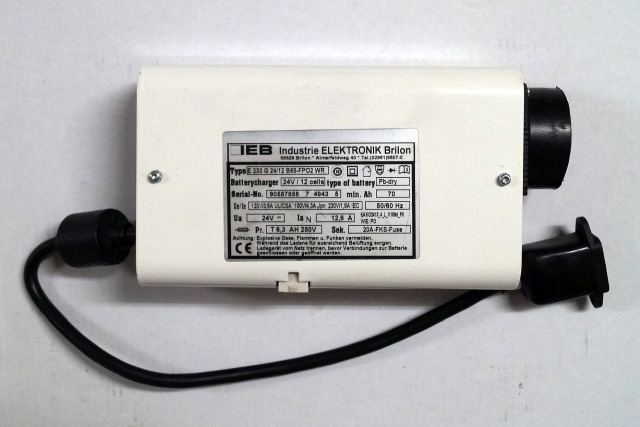 IEB 90587858 | IEB charger EFG 230 G 24/12 B65-FP02 WR 24V12,6A 220V 50/60Hz fro - Аккумулятор для Погрузочно-разгрузочной техники: фото 1 IEB 90587858 | IEB charger EFG 230 G 24/12 B65-FP02 WR 24V12,6A 220V 50/60Hz fro - Аккумулятор для Погрузочно-разгрузочной техники: фото 1