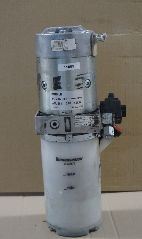 Jungheinrich 51006444 | Pump unit 24V 2,2KW Mahle AMJ5811 Pump motor 51056970 - Гидравлический насос для Погрузочно-разгрузочной техники: фото 1 Jungheinrich 51006444 | Pump unit 24V 2,2KW Mahle AMJ5811 Pump motor 51056970 - Гидравлический насос для Погрузочно-разгрузочной техники: фото 1