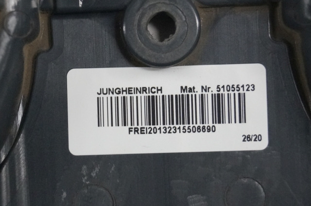 Jungheinrich 51055123 | back cover accelarator EJE EJD EJC sn FREI 2013231550690 - Кузов и экстерьер для Погрузочно-разгрузочной техники: фото 3 Jungheinrich 51055123 | back cover accelarator EJE EJD EJC sn FREI 2013231550690 - Кузов и экстерьер для Погрузочно-разгрузочной техники: фото 3