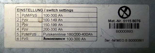 Jungheinrich 51158076 | build in charger ELG2430V-VI(EJC) 24V 30A capacity 100- build in charger ELG2430V-VI(EJC) 24V 30A capacity 100-300Ah sn. B0000861 year 2012 - Аккумулятор для Погрузочно-разгрузочной техники: фото 4 Jungheinrich 51158076 | build in charger ELG2430V-VI(EJC) 24V 30A capacity 100- build in charger ELG2430V-VI(EJC) 24V 30A capacity 100-300Ah sn. B0000861 year 2012 - Аккумулятор для Погрузочно-разгрузочной техники: фото 4