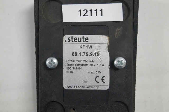 Jungheinrich 51258535 | Switch with S4 pin Saab connector Steute 88.1.79.9.15 - Электрическая система для Погрузочно-разгрузочной техники: фото 2 Jungheinrich 51258535 | Switch with S4 pin Saab connector Steute 88.1.79.9.15 - Электрическая система для Погрузочно-разгрузочной техники: фото 2