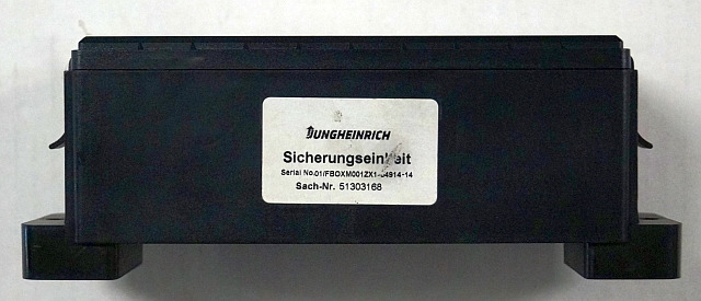 Jungheinrich 51303168 | Zekeringkast Fusebox sn. 01/FBOXM001ZX1-64914-14 - Предохранитель для Погрузочно-разгрузочной техники: фото 3 Jungheinrich 51303168 | Zekeringkast Fusebox sn. 01/FBOXM001ZX1-64914-14 - Предохранитель для Погрузочно-разгрузочной техники: фото 3