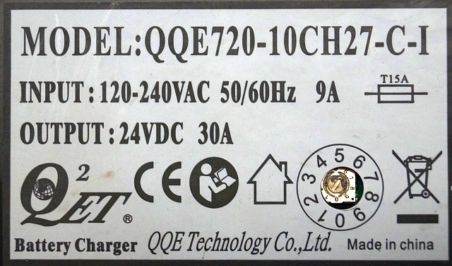 Jungheinrich 51556786 | Charger QQE720-10CH27-C-1 output 24VDC30A input 120-240V Charger QQE720-10CH27-C-1 output 24VDC30A input 120-240Vac 50/60Hz 9A sn. 21290224 - Аккумулятор для Погрузочно-разгрузочной техники: фото 2 Jungheinrich 51556786 | Charger QQE720-10CH27-C-1 output 24VDC30A input 120-240V Charger QQE720-10CH27-C-1 output 24VDC30A input 120-240Vac 50/60Hz 9A sn. 21290224 - Аккумулятор для Погрузочно-разгрузочной техники: фото 2
