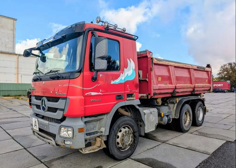 Mercedes-Benz Actros 2644 EPS |Wywrotka 3-stronna Meiller Bordmatik | 6x4 | Euro 5 | Plandeka rolowana - Самосвал: фото 1 Mercedes-Benz Actros 2644 EPS |Wywrotka 3-stronna Meiller Bordmatik | 6x4 | Euro 5 | Plandeka rolowana - Самосвал: фото 1