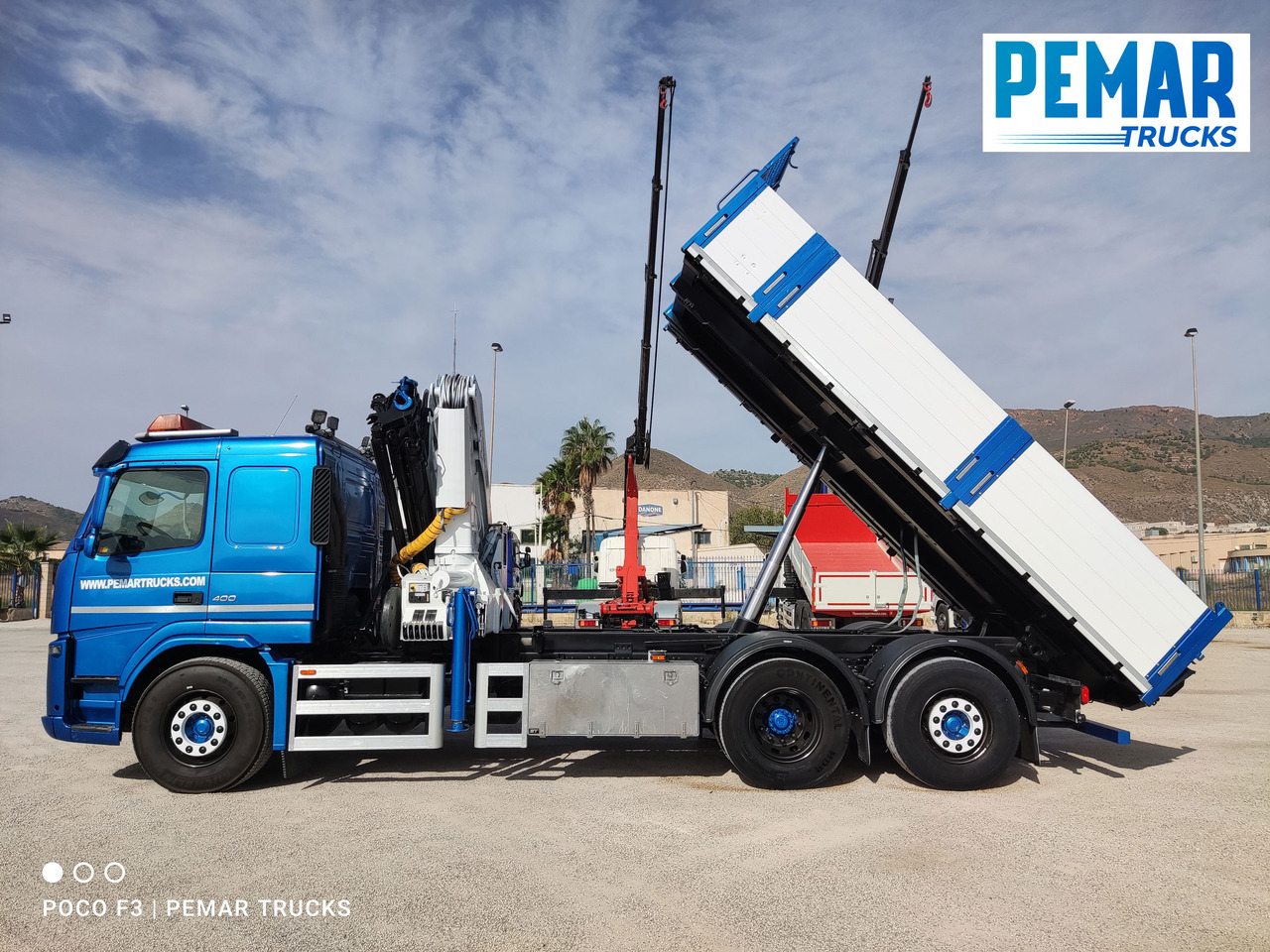 Самосвал, Автоманипулятор VOLVO FM 400 6X2 GRUA PALFINGER PK 23002 BASCULANTE: фото 14 Самосвал, Автоманипулятор VOLVO FM 400 6X2 GRUA PALFINGER PK 23002 BASCULANTE: фото 14