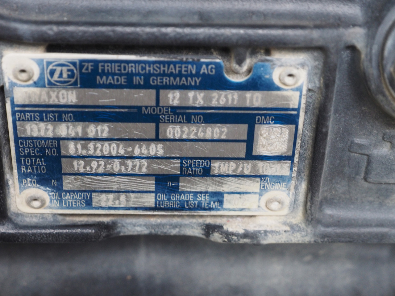 ZF MAN Traxon Getriebe / gearbox 12TX2611 TO - Коробка передач для Грузовиков: фото 2 ZF MAN Traxon Getriebe / gearbox 12TX2611 TO - Коробка передач для Грузовиков: фото 2