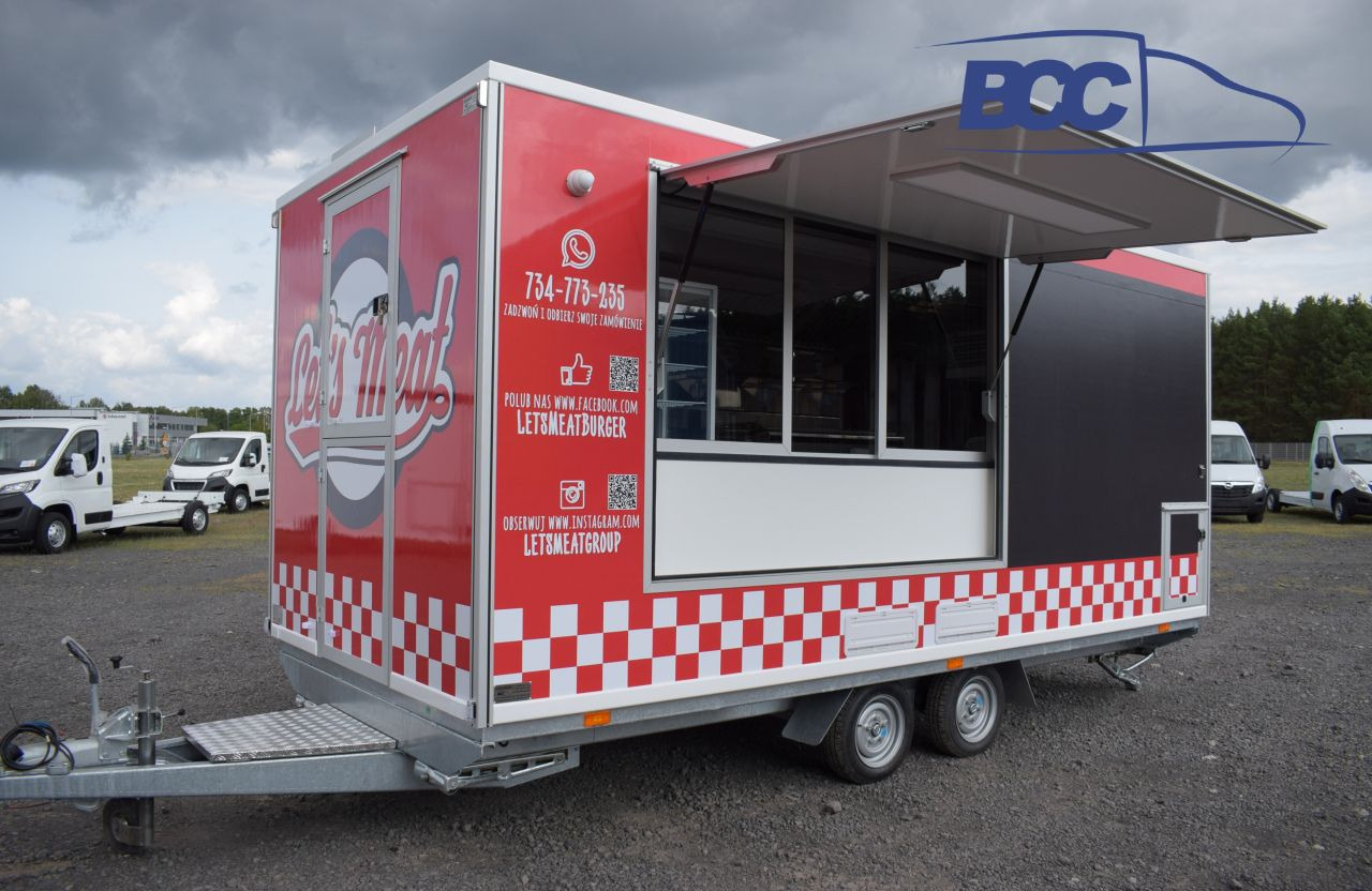 BCC POLSKA - PRZYCZEPA GASTRONOMICZNA - FOOD TRUCK - CATERING TRAILER - HANDLOWA, PIZZA, BURGER, KEBAB, KURCZAK Z ROŻNA, LODY, KAWA, PĄCZKI - Торговый прицеп: фото 3 BCC POLSKA - PRZYCZEPA GASTRONOMICZNA - FOOD TRUCK - CATERING TRAILER - HANDLOWA, PIZZA, BURGER, KEBAB, KURCZAK Z ROŻNA, LODY, KAWA, PĄCZKI - Торговый прицеп: фото 3