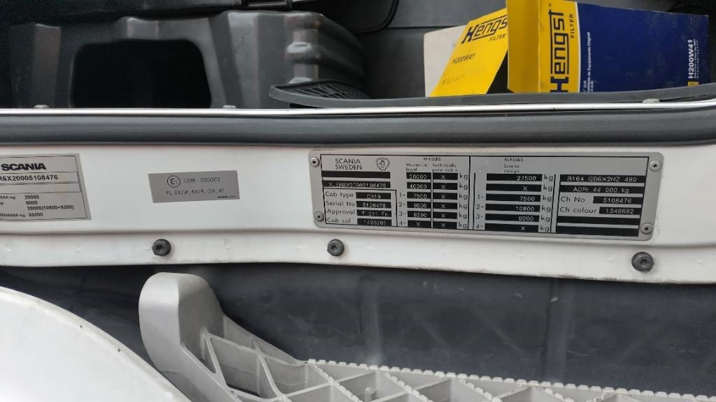 Scania R164 480 rautajouset,av4100mm , ADR. HIENO!! - Грузовик-шасси: фото 5 Scania R164 480 rautajouset,av4100mm , ADR. HIENO!! - Грузовик-шасси: фото 5