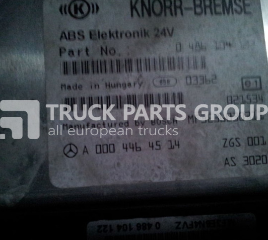 KNORR-BREMSE Mercedes BEnz Atego, Actros ABS / ASR ELEKTRONIK 24V EDC, ECU 00 control unit - Блок управления для Грузовиков: фото 2 KNORR-BREMSE Mercedes BEnz Atego, Actros ABS / ASR ELEKTRONIK 24V EDC, ECU 00 control unit - Блок управления для Грузовиков: фото 2