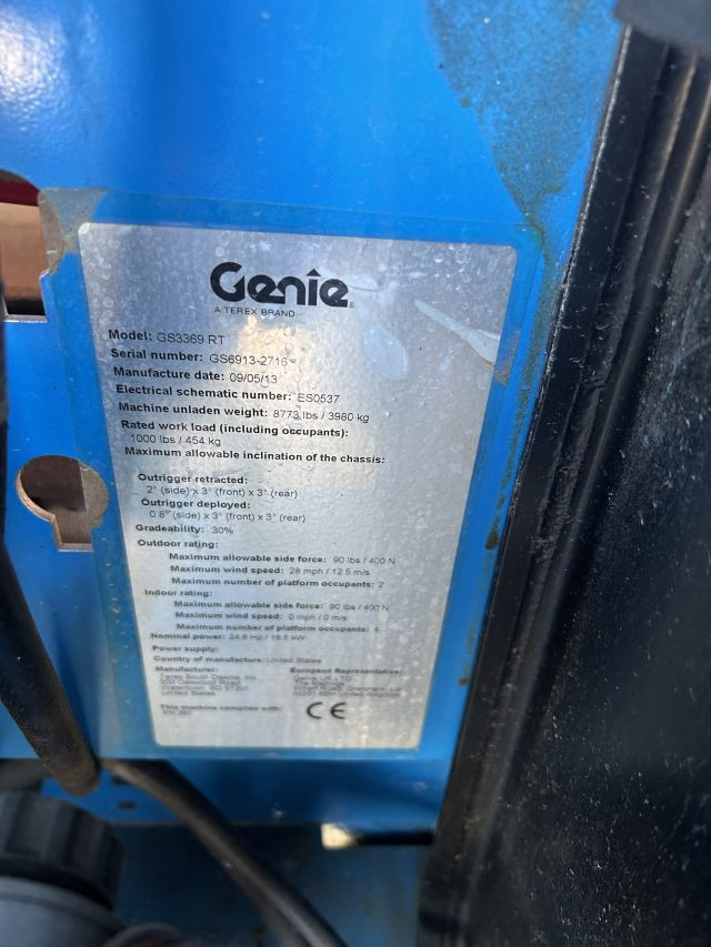 GENIE GS3369RT - Ножничный подъемник: фото 4 GENIE GS3369RT - Ножничный подъемник: фото 4