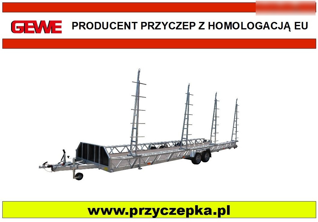 Gewe P3500 G/1 przyczepa do transportu basenów 8,5x1,93 m - Низкорамный прицеп: фото 1 Gewe P3500 G/1 przyczepa do transportu basenów 8,5x1,93 m - Низкорамный прицеп: фото 1
