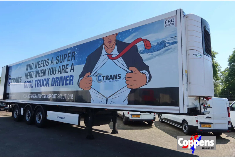 Krone SD + ATP/FRC, 3 asser stuuras + lift as Carrier Vector 1550 - Полуприцеп-рефрижератор: фото 1 Krone SD + ATP/FRC, 3 asser stuuras + lift as Carrier Vector 1550 - Полуприцеп-рефрижератор: фото 1