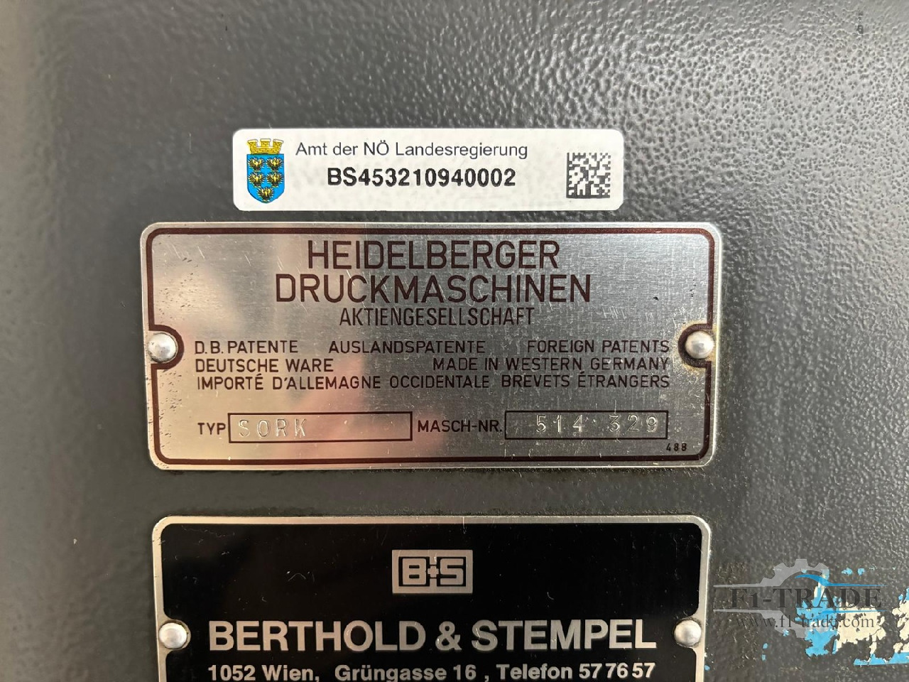 Heidelberg SORK - Офсетная печатная машина: фото 2 Heidelberg SORK - Офсетная печатная машина: фото 2