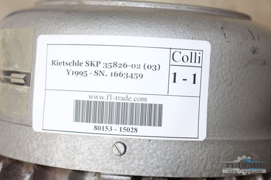 Промышленное оборудование Rietschle SKP 35826-02 (03): фото 6 Промышленное оборудование Rietschle SKP 35826-02 (03): фото 6