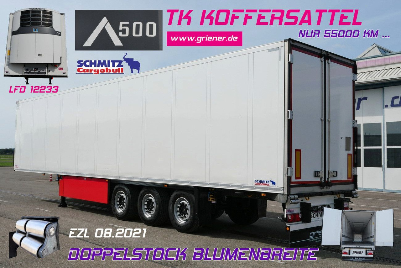 Schmitz Cargobull SKO 24/DOPPELSTOCK BLUMEN TK A500 DRP FP 45 - Полуприцеп-рефрижератор: фото 1 Schmitz Cargobull SKO 24/DOPPELSTOCK BLUMEN TK A500 DRP FP 45 - Полуприцеп-рефрижератор: фото 1