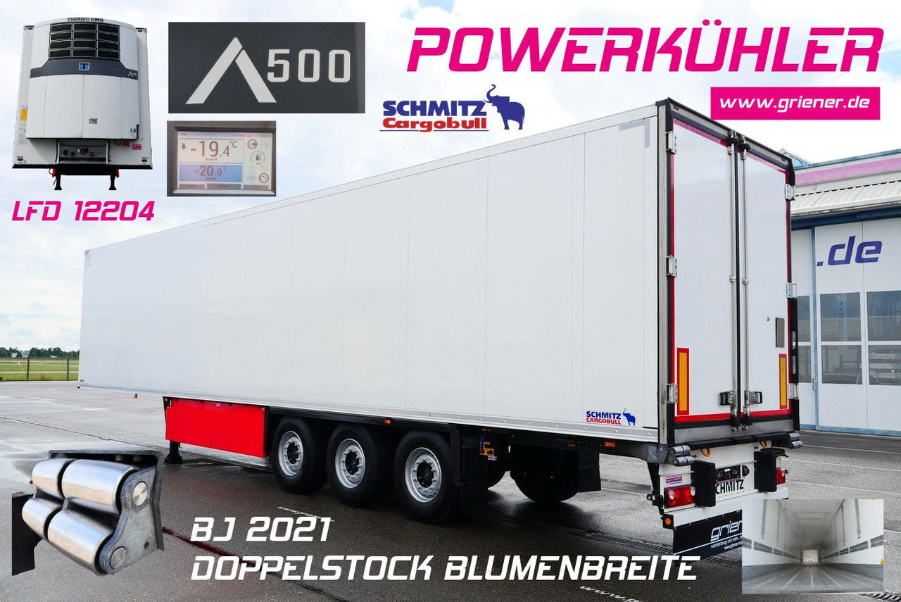 Schmitz Cargobull SKO 24/DOPPELSTOCK BLUMEN TK A500 DRP FP 45 - Полуприцеп-рефрижератор: фото 1 Schmitz Cargobull SKO 24/DOPPELSTOCK BLUMEN TK A500 DRP FP 45 - Полуприцеп-рефрижератор: фото 1