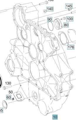 Obudowa koła zamachowego Mercedes om 936 - Двигатель: фото 1 Obudowa koła zamachowego Mercedes om 936 - Двигатель: фото 1