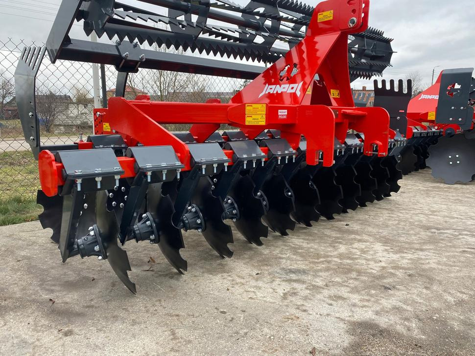 Janpol Scheibenegge / Disc harrow / Déchaumeur à disques / Erpice a dischi / Средняя дисковая борона / Brona talerzowa medium „COMPACT” 3 m - Дисковая борона: фото 3 Janpol Scheibenegge / Disc harrow / Déchaumeur à disques / Erpice a dischi / Средняя дисковая борона / Brona talerzowa medium „COMPACT” 3 m - Дисковая борона: фото 3