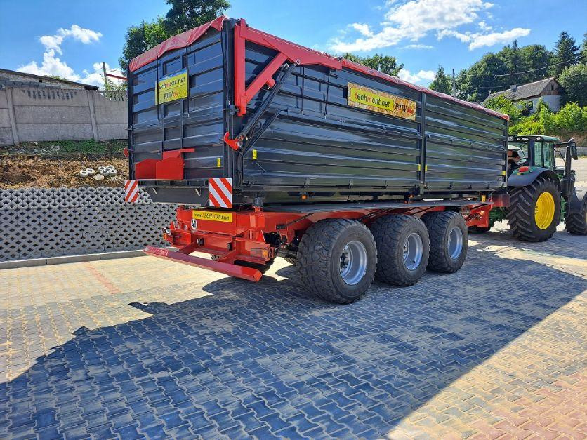 Techmont Anhänger / Trailer / Remorque / Rimorchio / Прицеп / Przyczepa tridem PTW 21 t - Сельскохозяйственный прицеп-самосвал: фото 4 Techmont Anhänger / Trailer / Remorque / Rimorchio / Прицеп / Przyczepa tridem PTW 21 t - Сельскохозяйственный прицеп-самосвал: фото 4