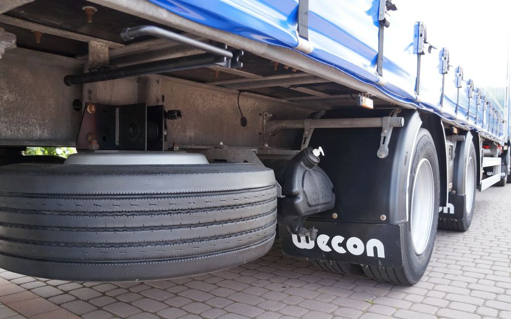 Тентованный грузовик DAF XF 480 EURO 6 ZESTAW TANDEM PRZEJAZDOWY 120 M3  7,7 M + 7,7 M WECON: фото 12