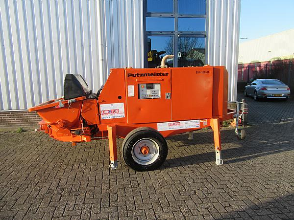 2014 PUTZMEISTER BSA 1005 DC concrete pump - Бетононасос стационарный: фото 1 2014 PUTZMEISTER BSA 1005 DC concrete pump - Бетононасос стационарный: фото 1