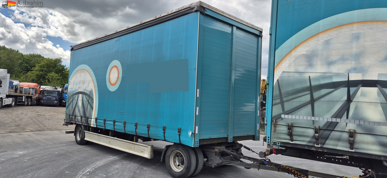 Тентованный прицеп Fliegl ZPS 182 Edscha, Schiebeplane, Bordwande innenliegend: фото 8