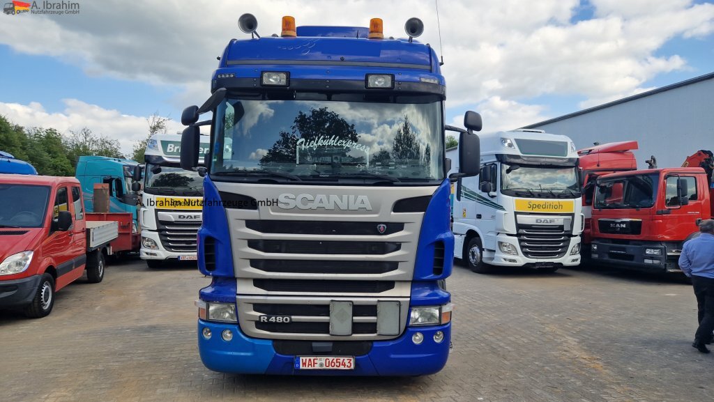 Тягач Scania R 480 Retarder, Klima, Zustand gut deutsches Fahrzeug, 2x Tank: фото 8