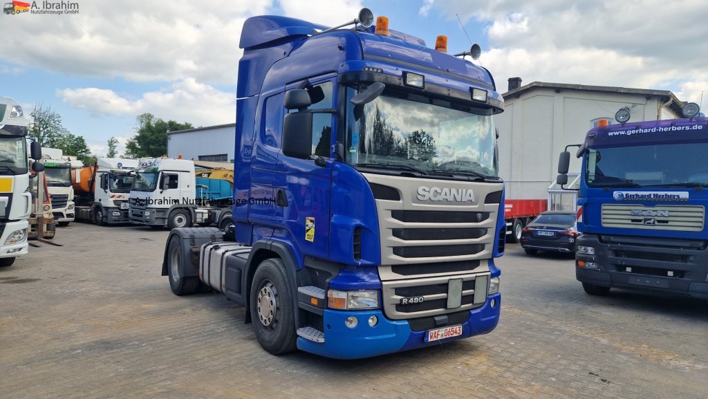 Тягач Scania R 480 Retarder, Klima, Zustand gut deutsches Fahrzeug, 2x Tank: фото 10