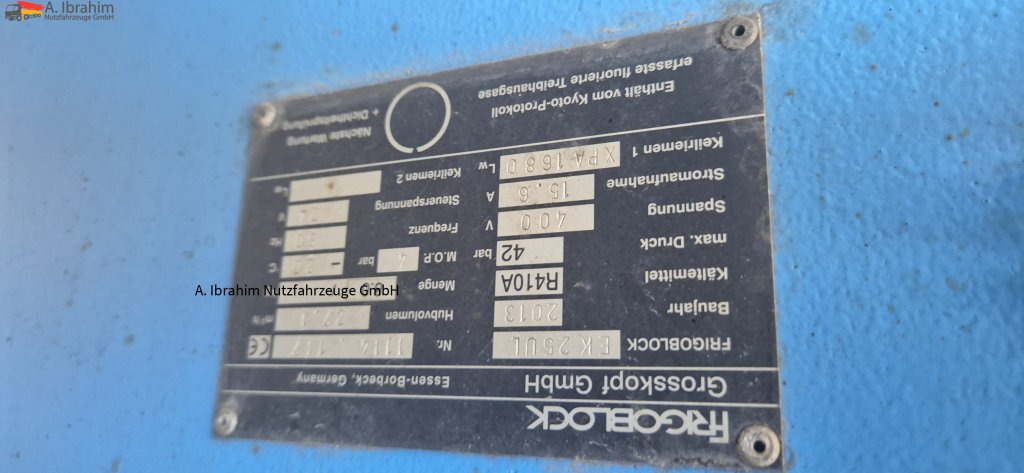 Прицеп-рефрижератор Wüllhorst Tandem Kühler Frigoblock Kühler Zustand sehr gut: фото 15