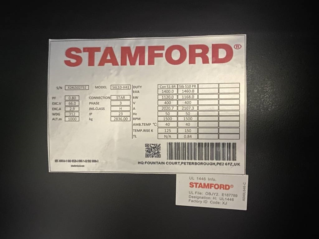 Cummins KTA50-G3 - 1375 kVA Generator - DPX-18819  в лизинг Cummins KTA50-G3 - 1375 kVA Generator - DPX-18819: фото 18