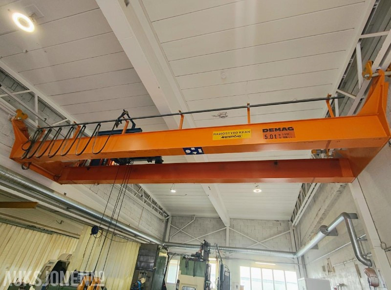 1997 Demag ZKKE Traverskran - Bredde 8500 mm - løftekapasitet 5 tonn - Кран: фото 2 1997 Demag ZKKE Traverskran - Bredde 8500 mm - løftekapasitet 5 tonn - Кран: фото 2