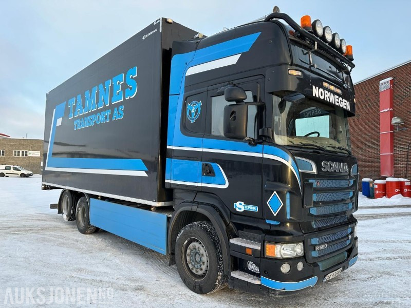 2012 Scania R-serie R560 6x2 skapbil med sideåpning - Грузовик с закрытым кузовом: фото 2 2012 Scania R-serie R560 6x2 skapbil med sideåpning - Грузовик с закрытым кузовом: фото 2