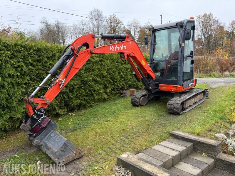2016 Kubota U27-4 MINIGRAVER ROTOR 2 SKUFFER SERVICEHISTORIKK 2430 TIMER - Мини-экскаватор: фото 1 2016 Kubota U27-4 MINIGRAVER ROTOR 2 SKUFFER SERVICEHISTORIKK 2430 TIMER - Мини-экскаватор: фото 1