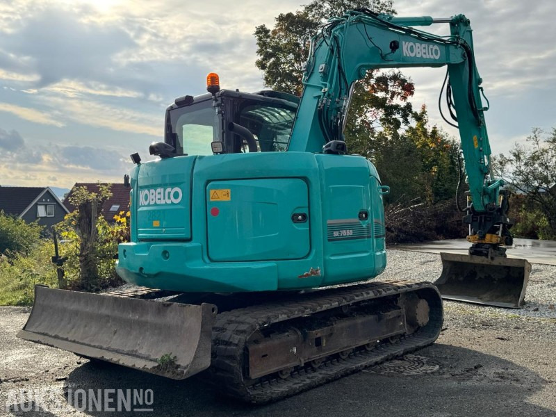 2018 Kobelco SK75SR-3E gravemaskin med 2 skuffer / Tiltrotator - Экскаватор: фото 5 2018 Kobelco SK75SR-3E gravemaskin med 2 skuffer / Tiltrotator - Экскаватор: фото 5