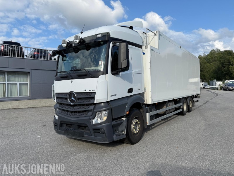 2018 Mercedes-Benz ACTROS 2553, Multiratt, Webasto, baklem, Kjøleaggregat, ekstralys, VBG-hengerfeste - Грузовик с закрытым кузовом: фото 1 2018 Mercedes-Benz ACTROS 2553, Multiratt, Webasto, baklem, Kjøleaggregat, ekstralys, VBG-hengerfeste - Грузовик с закрытым кузовом: фото 1