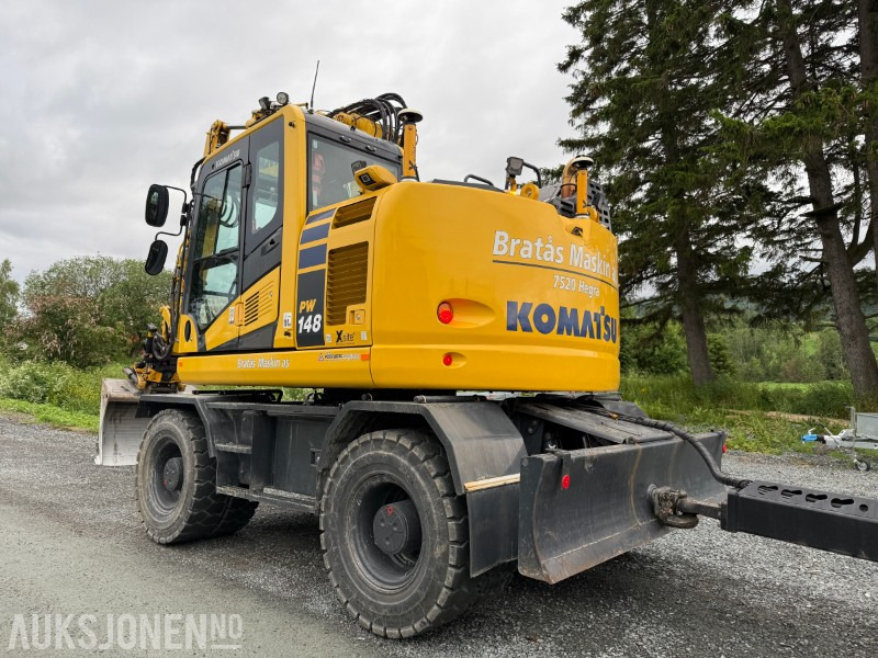 2019 Komatsu PW148-11 Hjulgraver - Leddet bom - GPS - Экскаватор: фото 4 2019 Komatsu PW148-11 Hjulgraver - Leddet bom - GPS - Экскаватор: фото 4