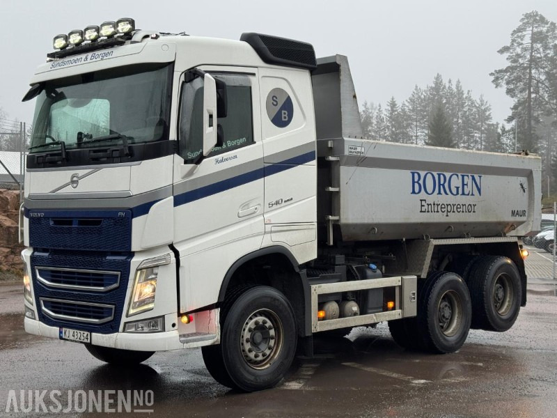 2019 Volvo FH540 tippbil med kranhydraulikk / EU-godkjent - Самосвал: фото 1 2019 Volvo FH540 tippbil med kranhydraulikk / EU-godkjent - Самосвал: фото 1