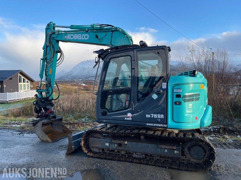 2021 Kobelco SK75SR-7 Gravemaskin med skjær, tiltrotator med gripekassett, nylig sertifisert, kun 2400 timer - Экскаватор: фото 3 2021 Kobelco SK75SR-7 Gravemaskin med skjær, tiltrotator med gripekassett, nylig sertifisert, kun 2400 timer - Экскаватор: фото 3