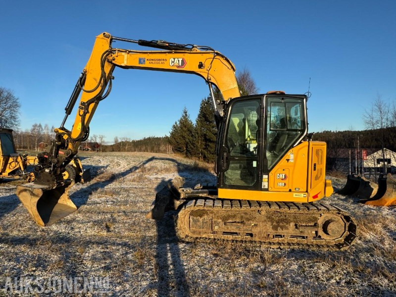2022 Cat 308CR gravemaskin med gummipads / OilQuick / Engcon tiltrotator / 3 stk skuffer / 1334 timer - Экскаватор: фото 2 2022 Cat 308CR gravemaskin med gummipads / OilQuick / Engcon tiltrotator / 3 stk skuffer / 1334 timer - Экскаватор: фото 2