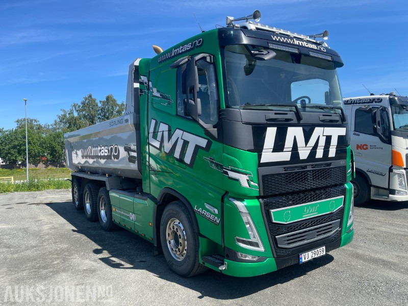 2022 Volvo FH 540 8X4 Tippbil, Tridem luftfjæring og hydraulisk styrt løpeaksel med single hjul - Самосвал: фото 2 2022 Volvo FH 540 8X4 Tippbil, Tridem luftfjæring og hydraulisk styrt løpeaksel med single hjul - Самосвал: фото 2