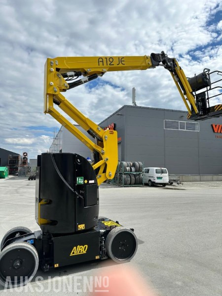 2023 AIRO A12 JE, elektrisk bomlift - Roterende Jibb - Arbeidshøyde 12,1 m. - Leveres med ny årskontroll! - Подъёмник: фото 2 2023 AIRO A12 JE, elektrisk bomlift - Roterende Jibb - Arbeidshøyde 12,1 m. - Leveres med ny årskontroll! - Подъёмник: фото 2