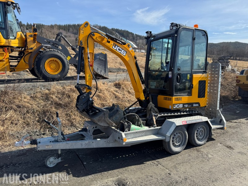 2024 JCB 19 C-1 MINIGRAVER, 3 SKUFFER, PIGGHAMMER, MASKINHENGER, KUN 200 TIMER, UTVIDET GARANTI - Мини-экскаватор: фото 2 2024 JCB 19 C-1 MINIGRAVER, 3 SKUFFER, PIGGHAMMER, MASKINHENGER, KUN 200 TIMER, UTVIDET GARANTI - Мини-экскаватор: фото 2
