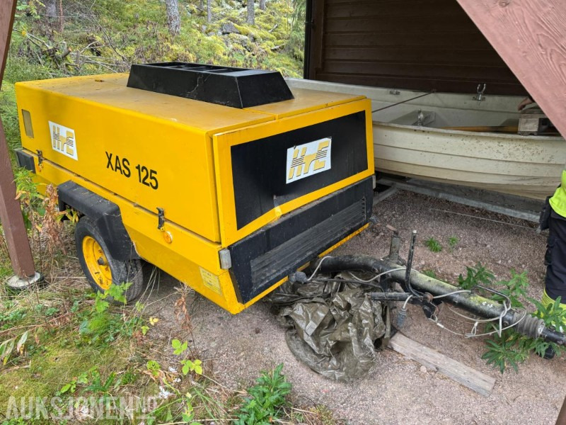 1986 Atlas Copco XAS125 kompressor - Навесное оборудование для Строительной техники: фото 1 1986 Atlas Copco XAS125 kompressor - Навесное оборудование для Строительной техники: фото 1